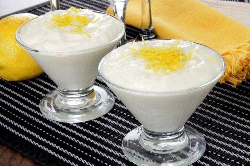 mousse de chocolate branco com limao siciliano Mousse de chocolate branco com limão siciliano