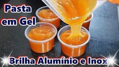 Pasta em Gel Caseira Para Alumínio e Inox