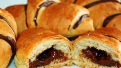 Receita De Croissant De Chocolate