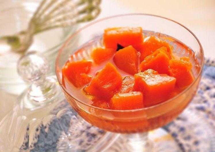 Receita de doce de abóbora em pedaços 1 Receita de Doce de abóbora em pedaços