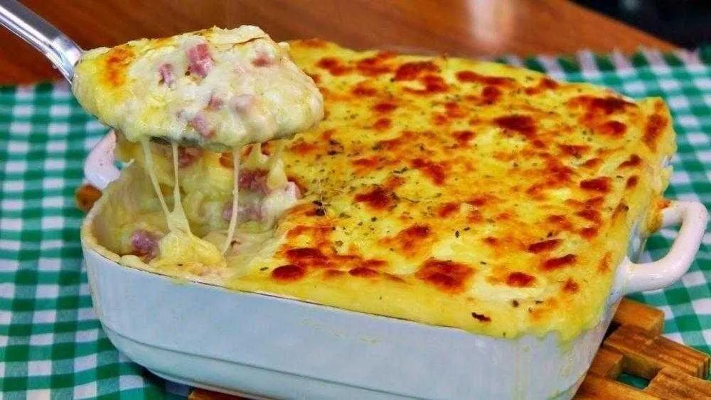 A MELHOR RECEITA DE ESCONDIDINHO DE PRESUNTO E QUEIJO