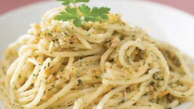 Receita de macarrão alho e óleo especial