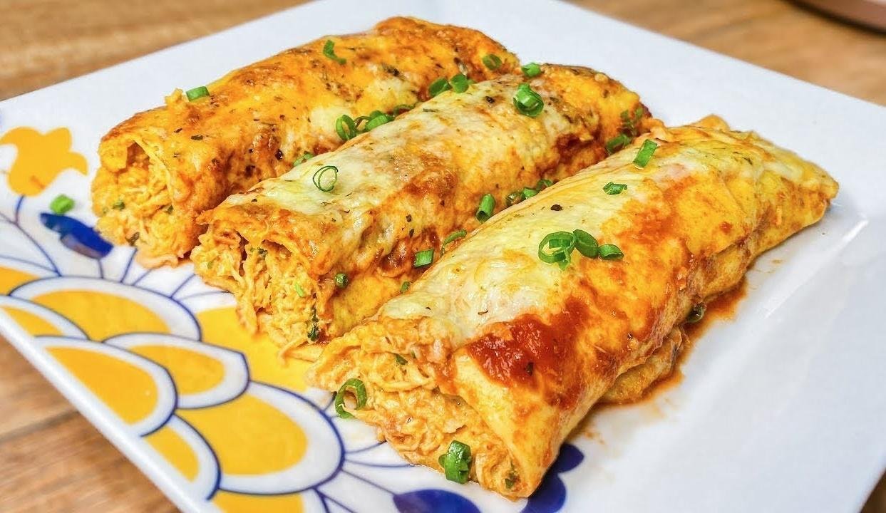 receita de panquecas de frango Receita de Panquecas de Frango