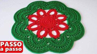 Sousplat em Crochê Econômico – Passo a Passo