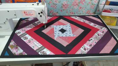 Tapete Fácil com Bloquinhos de Retalhos