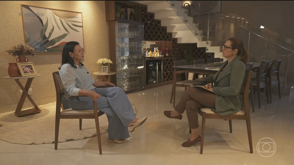 video dona ruth da 1a vez entrevista sobre disputa por Ruth Moreira em entrevista ao Fantástico — Foto: TV Globo