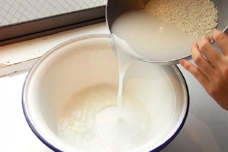 agua de arroz